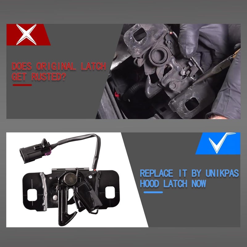 Predep Hood Latch Compatible for Cadillac Escalade Chevrolet Suburban Tahoe 2015-2018 Replacement Hood Lock 84355610 - Image 3